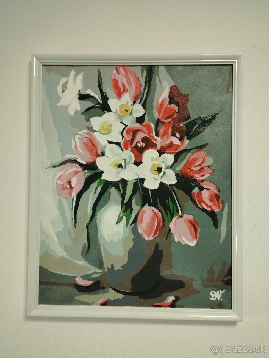 Ručne maľovaný obraz.