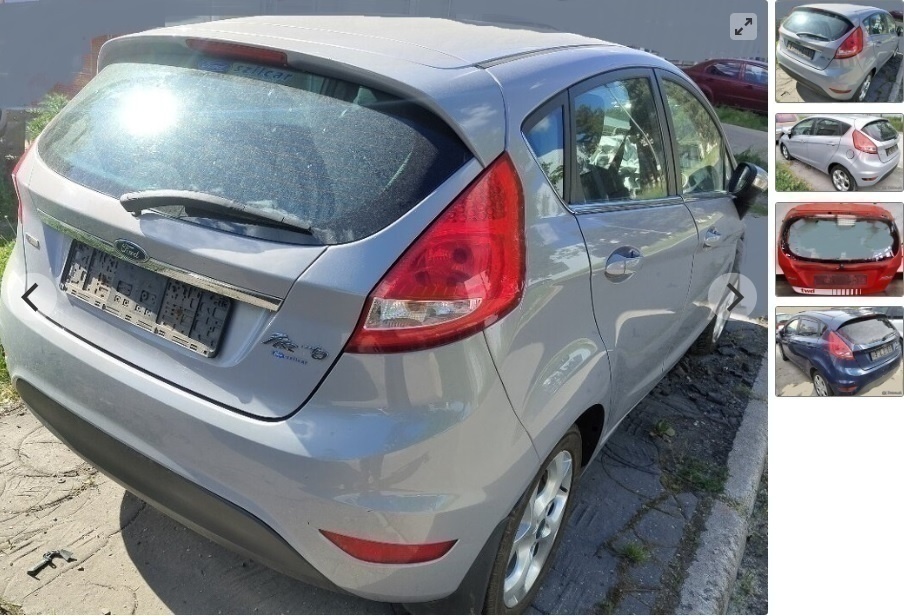 FORD FIESTA 1.4 TDCI 2011 predám DVERE, MOTOR F6JD,TRYSKY