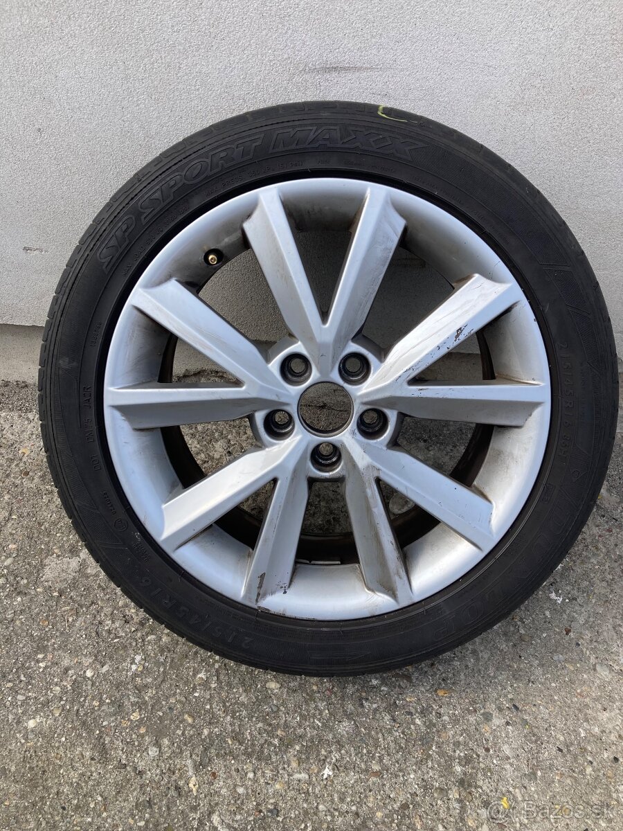 predám disky originál ŠKODA 215/45 R16”letná sada”