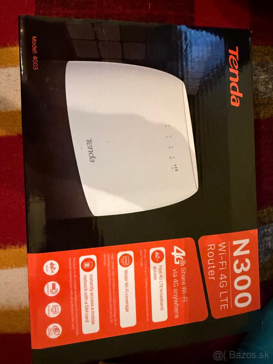 Wifi 4G/LTE router - Tenda N300