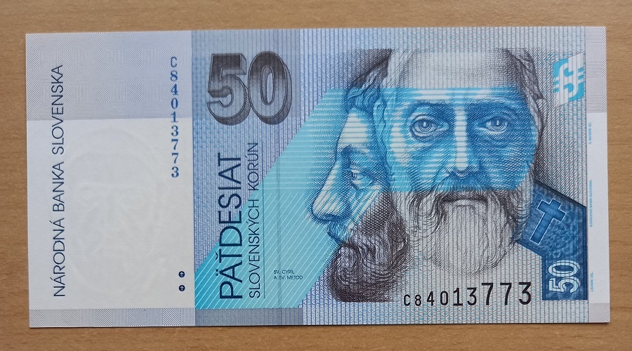 Bankovky SR - 50 Sk 1999 séria C (UNC)