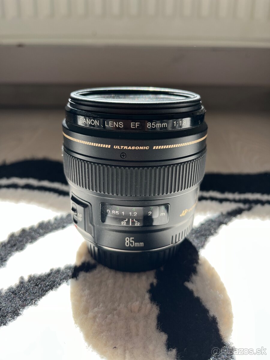Canon EF 85mm f/1.8 USM – TOP portrétny objektív – 215 €