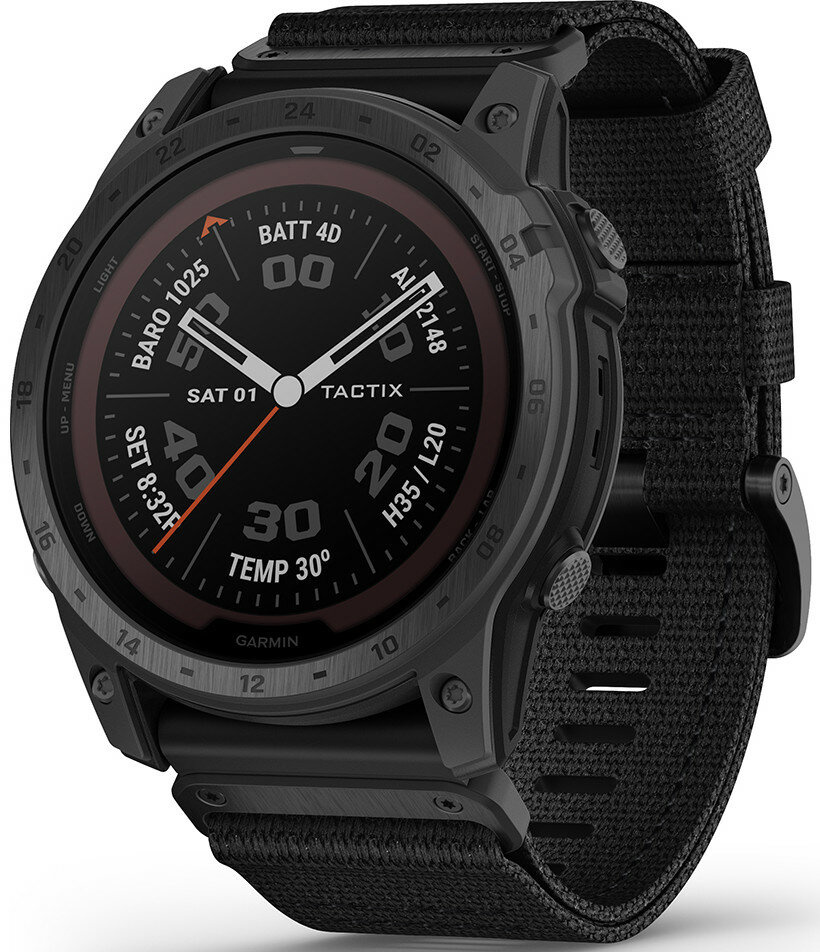 Predam Garmin tactix 7 PRO Solar Sapphire Titan Black DLC/