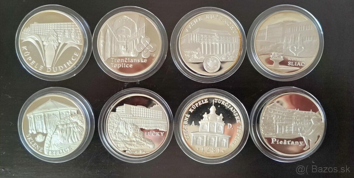 Slovenské kúpele proof s certifikátom