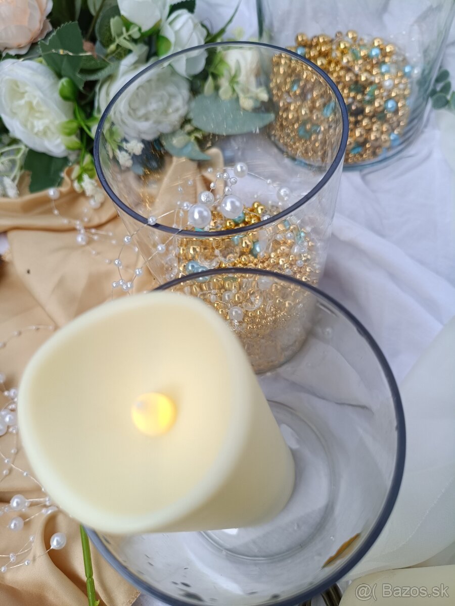 svadobná výzdoba Vázy