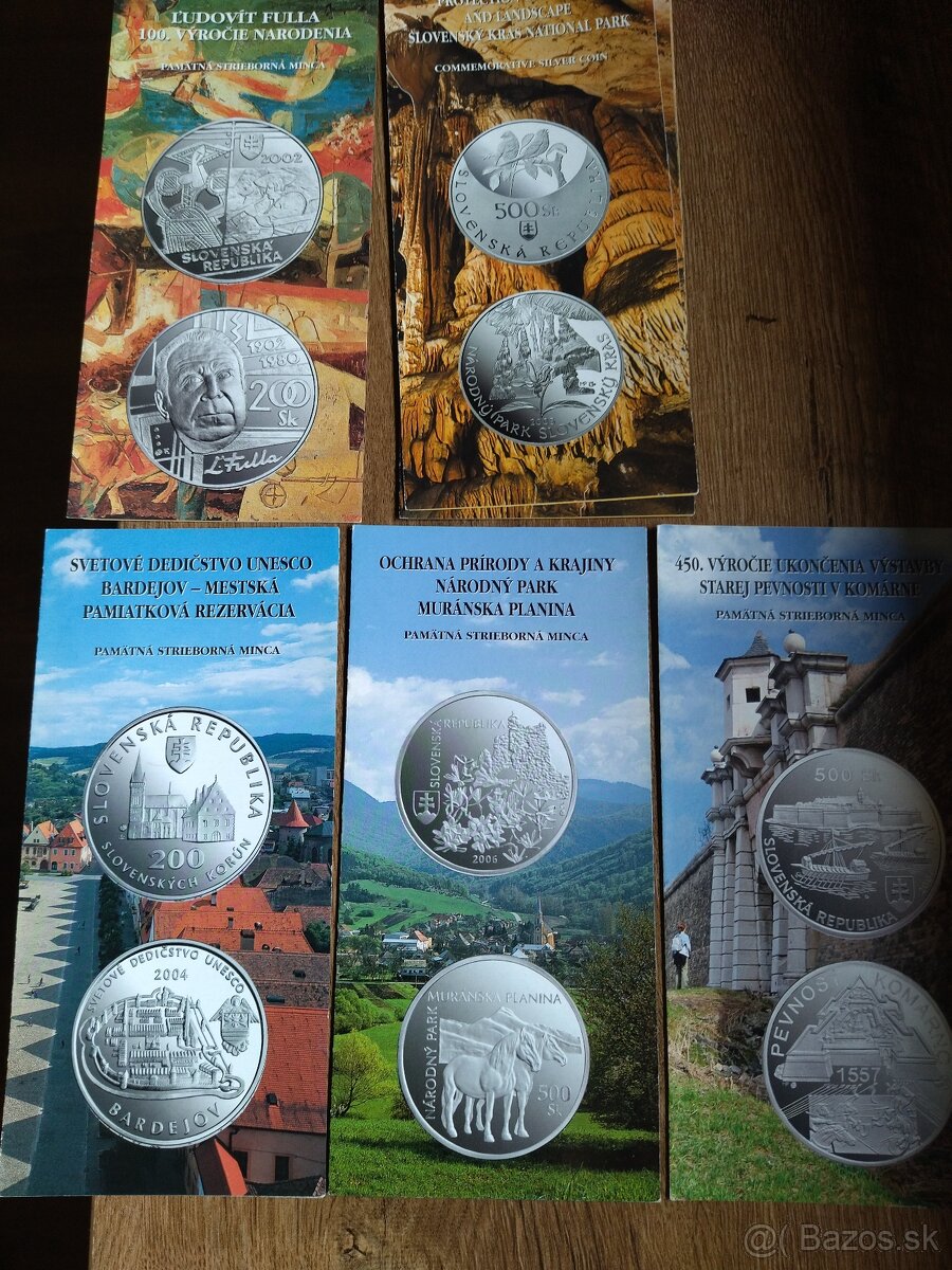 Predam letaky ku slovenskym minciam