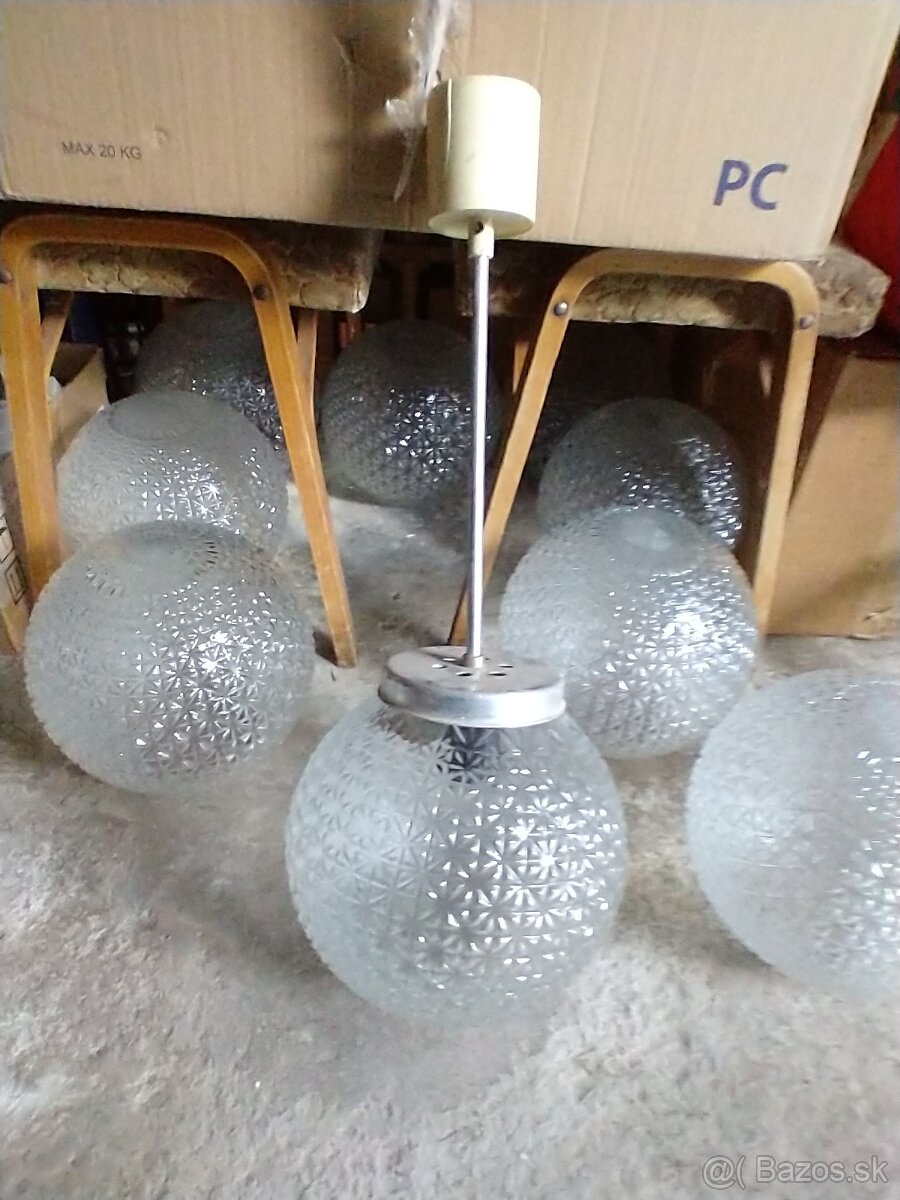 Retro lustre 10ks kompletné