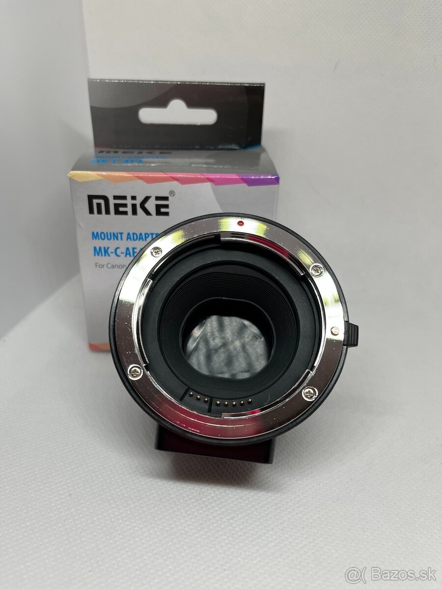 Adaptér Meike z Canon EF/EF-S na EF-M