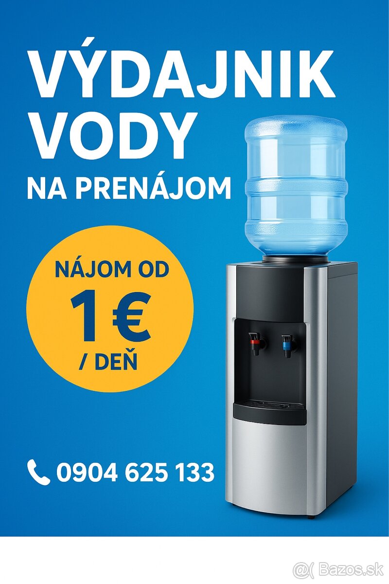 Výdajník vody na prenájom
