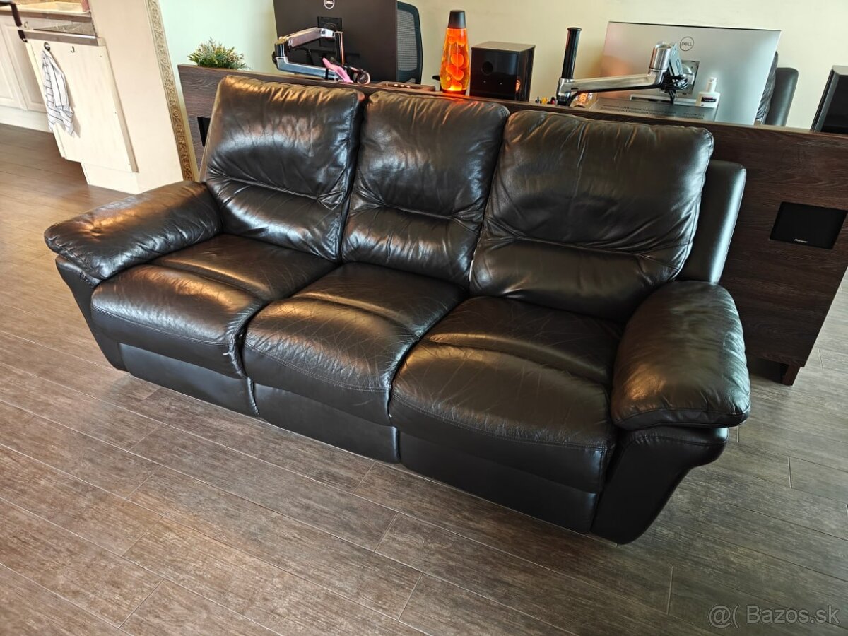 Luxusná kožená sedačka