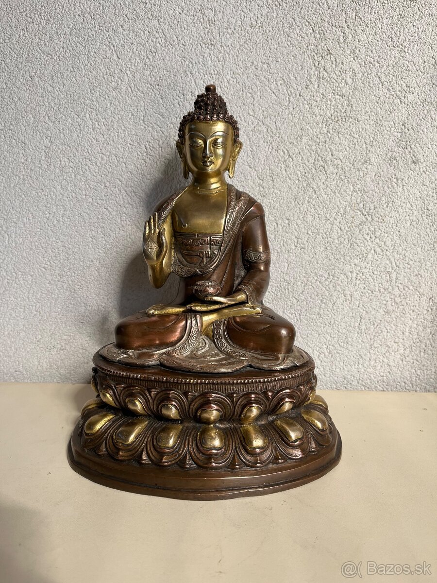 Bronz socha Budha 33cm 4900g