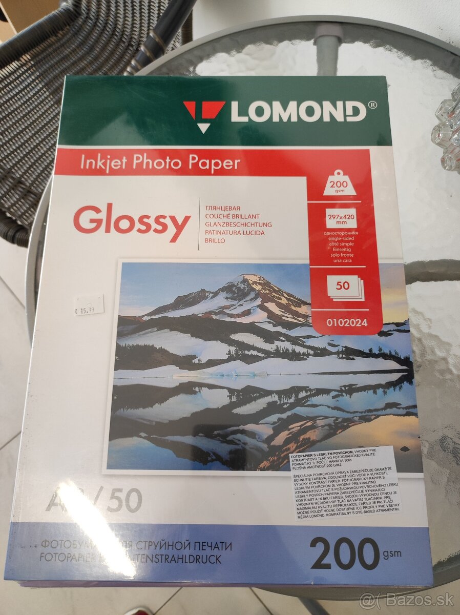 Fotopapier a ozdobný papier