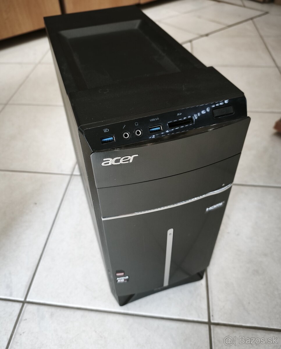 PC+Monitor ACER ASPIRE AMD 4,3GHz, 8GB RAM, 512GB SSD