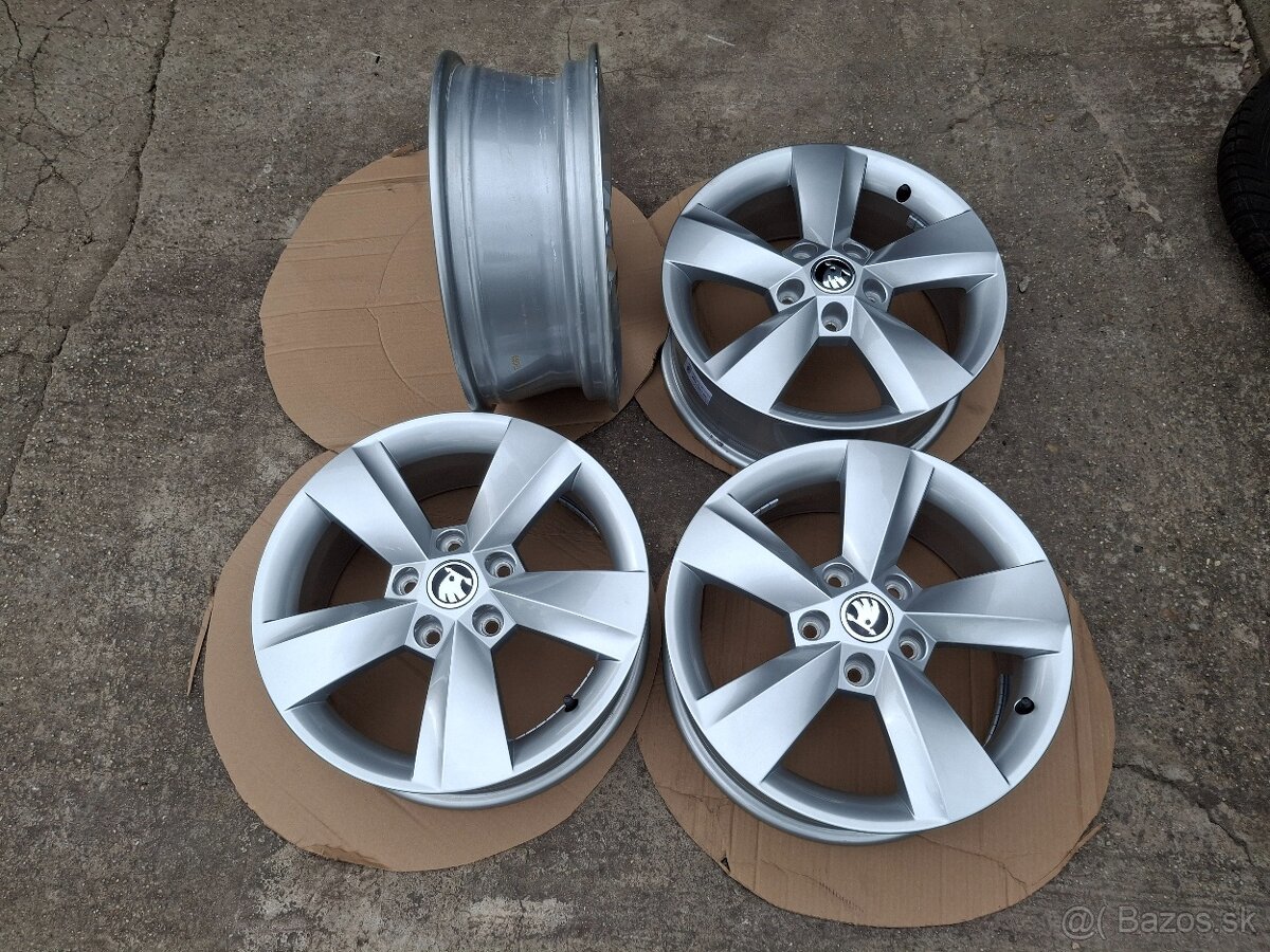 samotné 16" ALU 5x112 Škoda