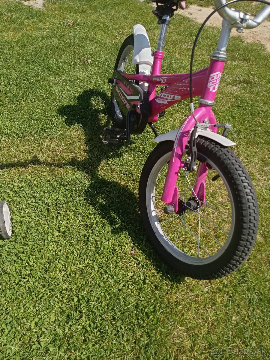 Dievčenský bicykel veľkosť 16