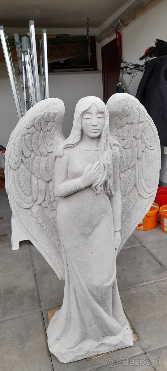 Kamenná socha Anděl 130cm