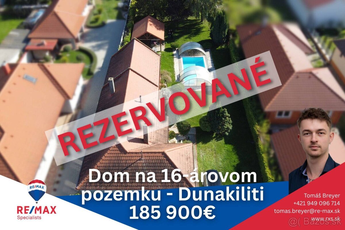 Oáza kľudu v blízskosti Bratislavy, krásny dom v Dunakiliti