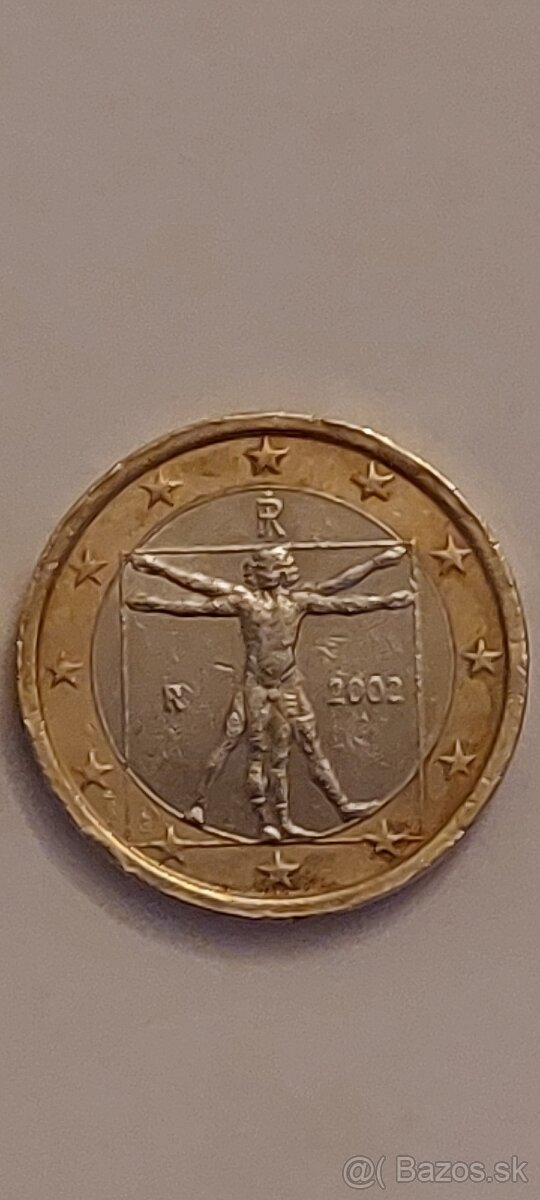 Predam 1 eur mincu,Taliansko,r.2002,cena dohodou