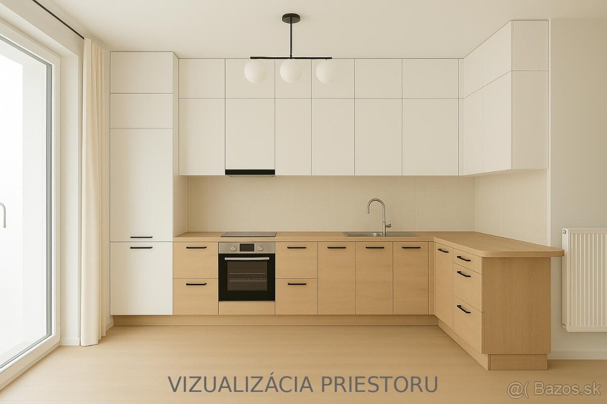 3-izbový byt so záhradou v Zálesí len 10km od Bratislavy
