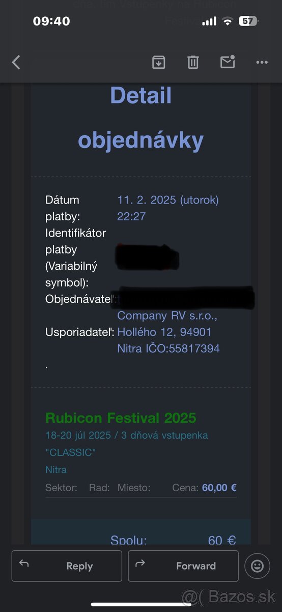 Rubicon festival listok classic 3 dni