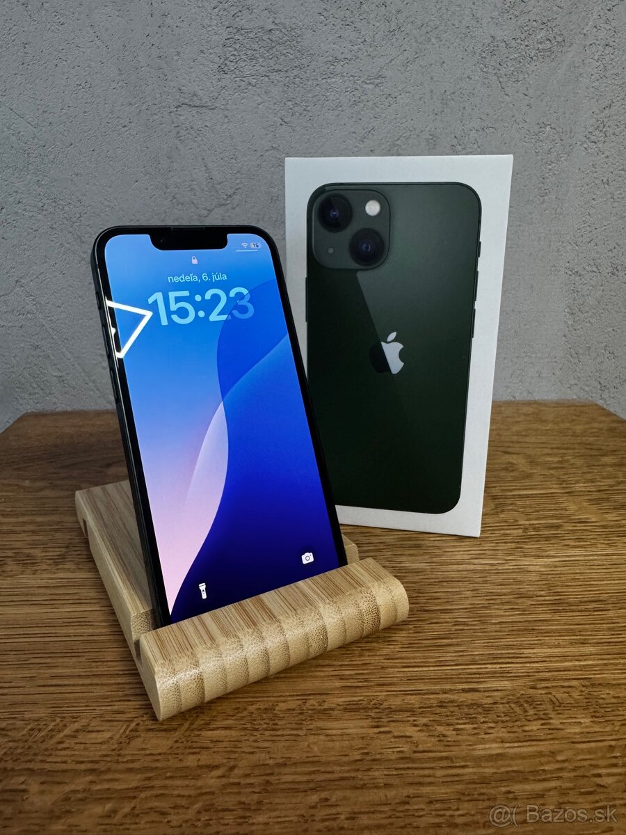 Predám iPhone 13 mini 128 GB Zelený – veľmi dobrý stav