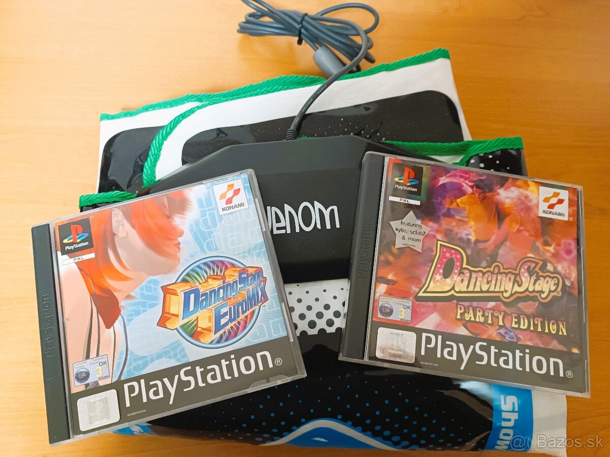 Playstation 1 podložka + hry