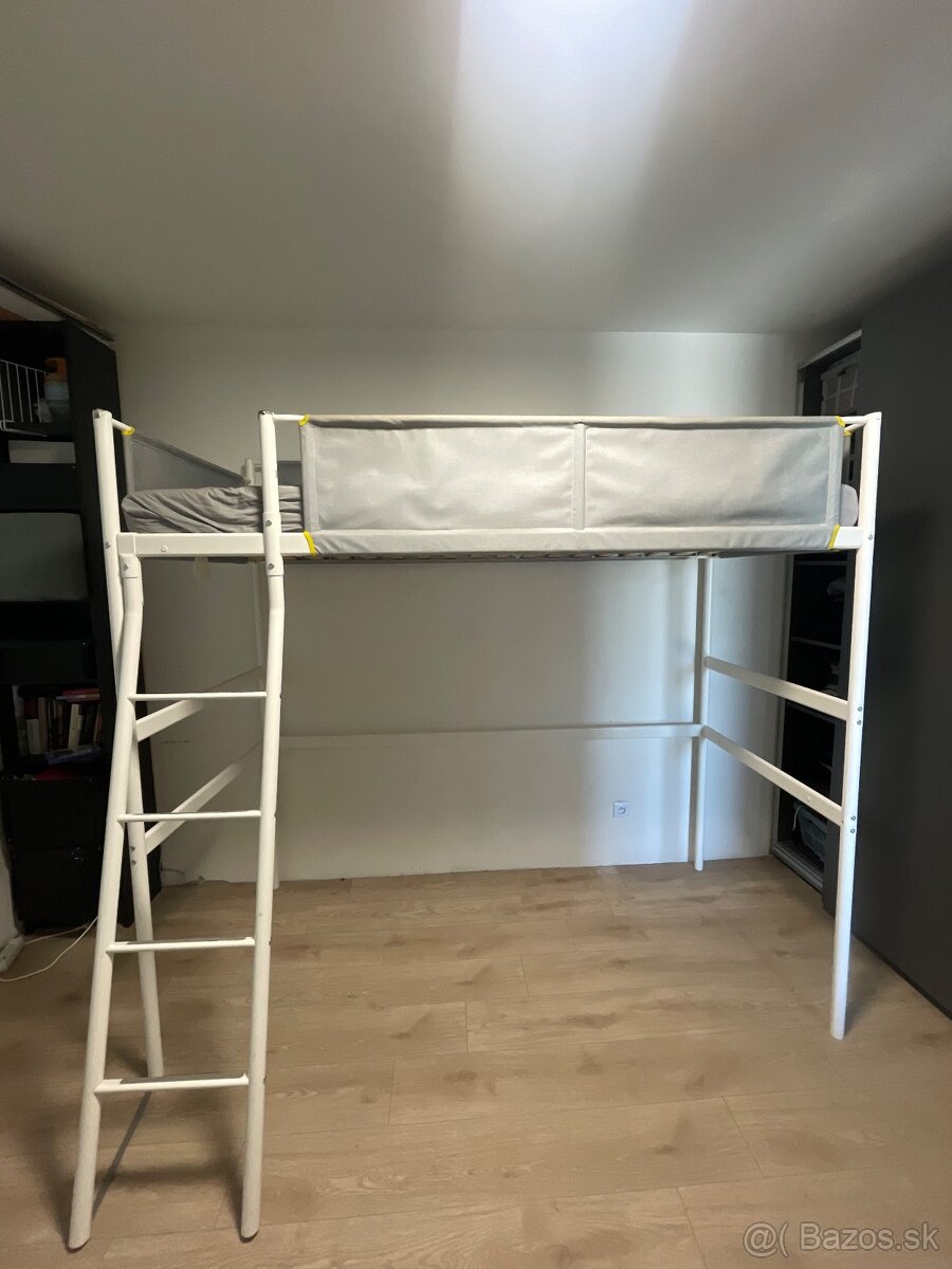 Predám vyvýšenú postel Ikea+matrac