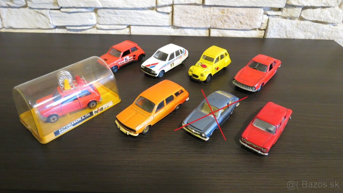 Mercury Politoys Polistil Solido Gama - autíčka modely 1:43.