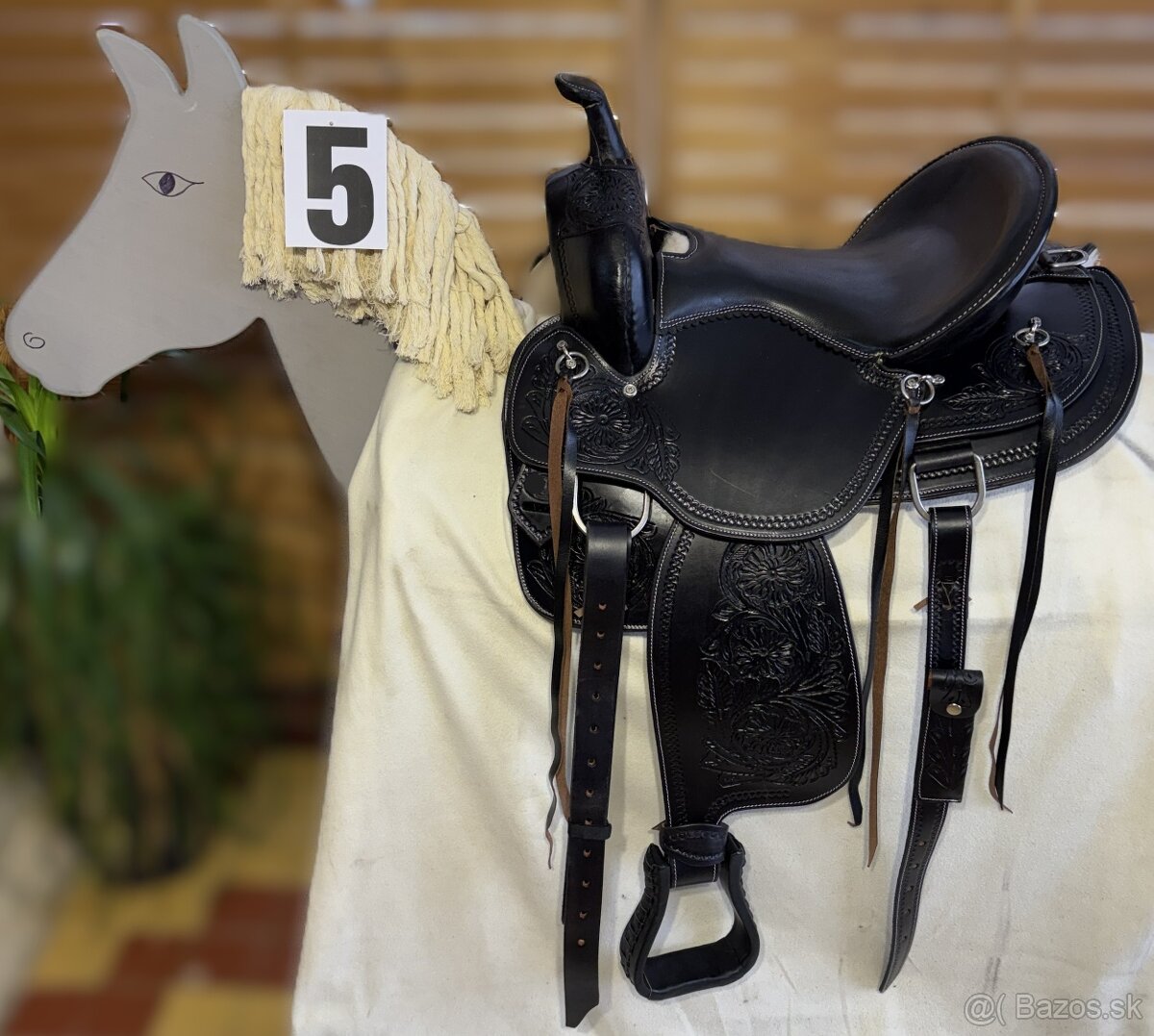 Westernový sedlový komplet 5) černý