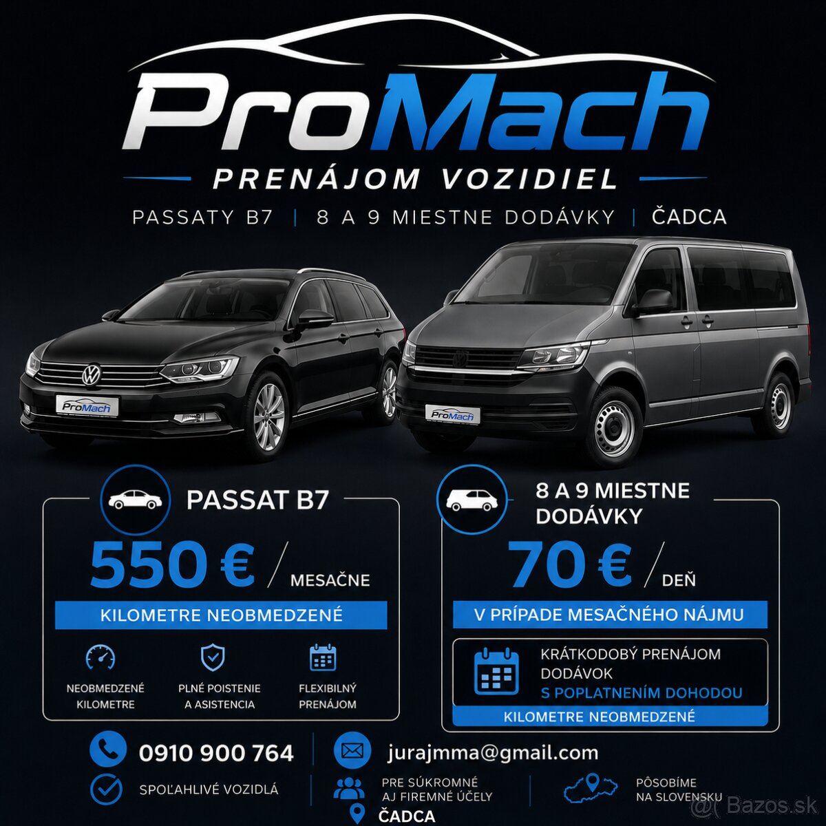 Autopožičovňa ProMach