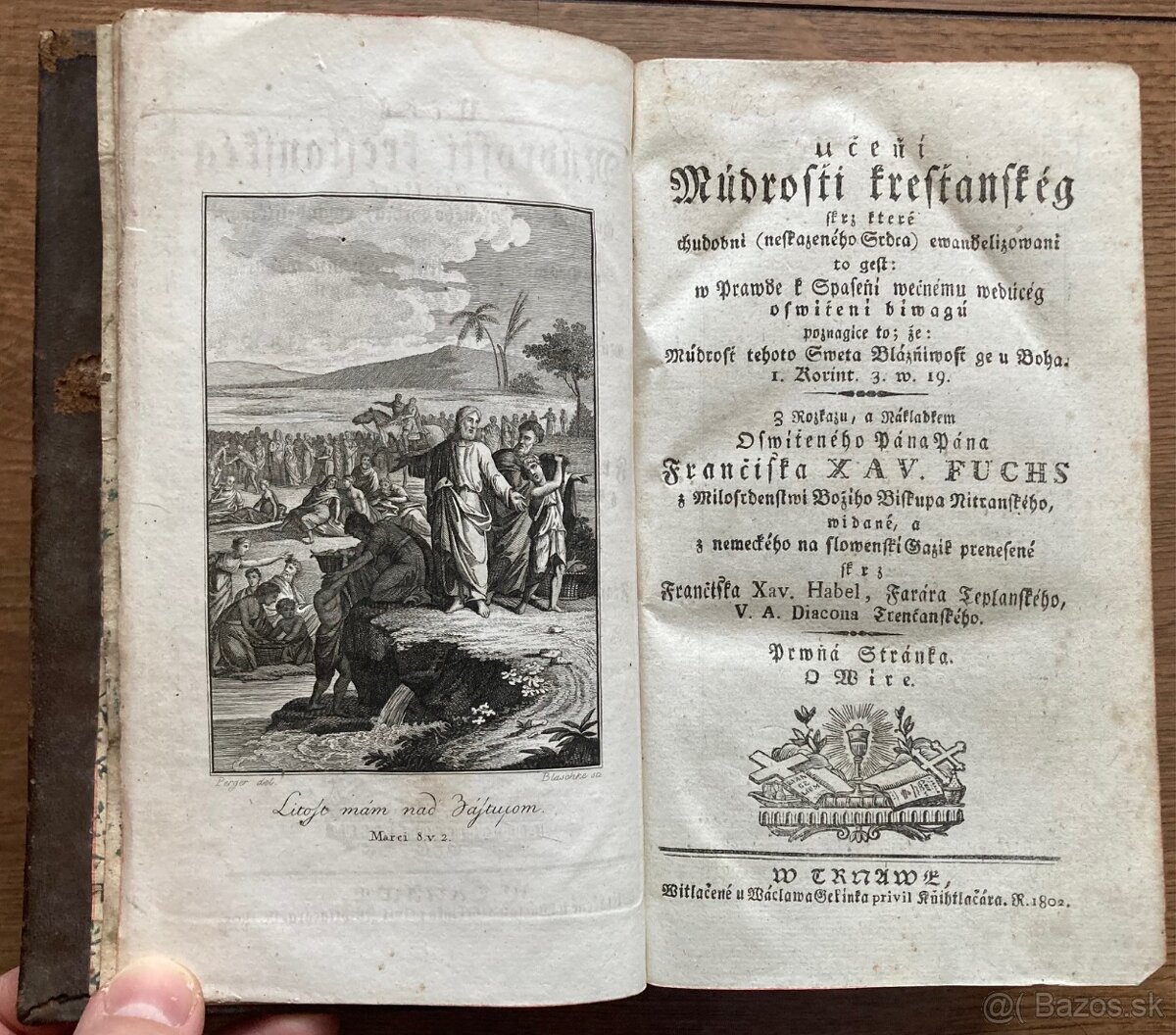 F.X.Fuchs - Učení múdrosti... I.-V., 1802, Trnava