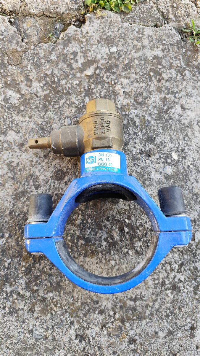 Navrtávací pás DN 100 (liatina)114-121 mm