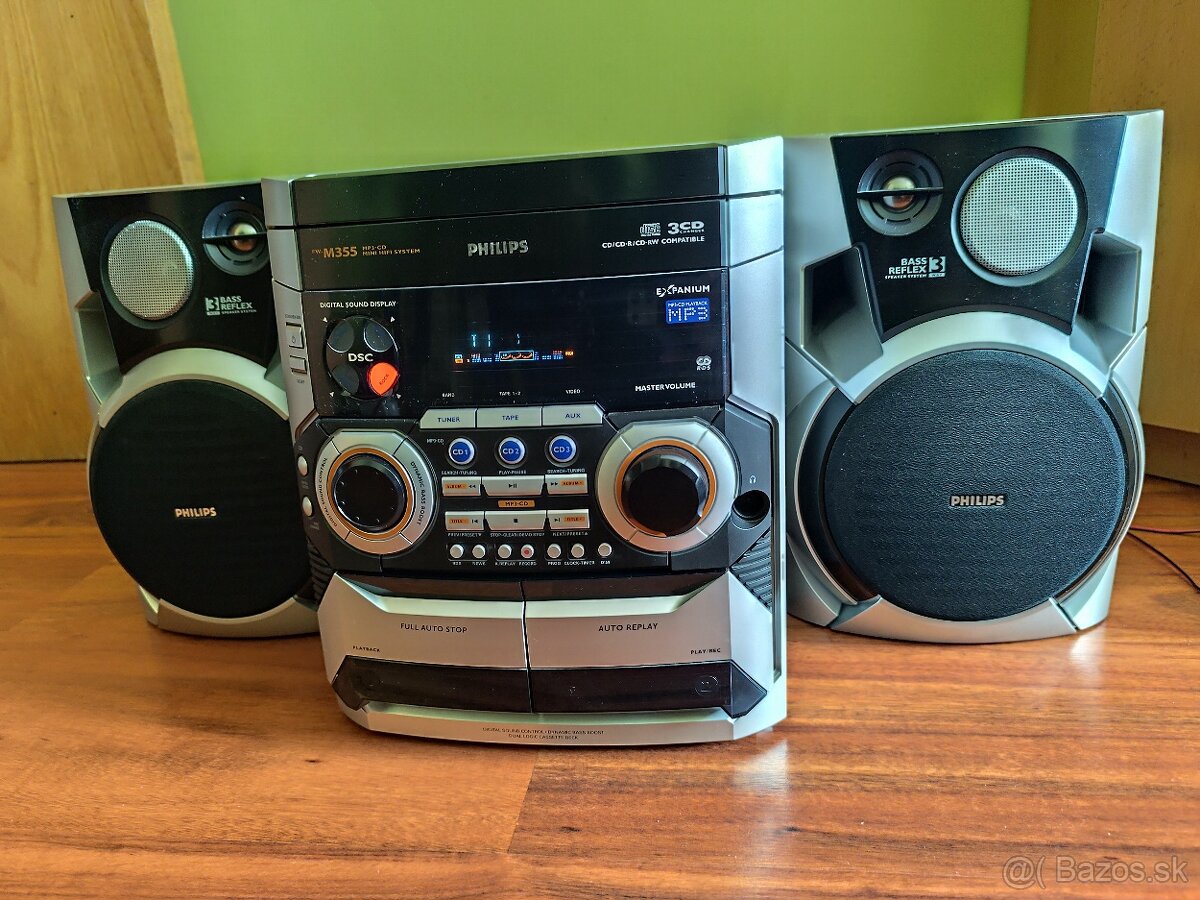 Predám zachovalú HIFI vežu Philips FW-M355
