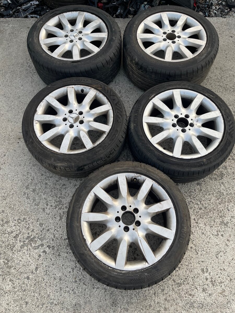 5x112 r18 elektrony gumy Mercedes s class w221 w216