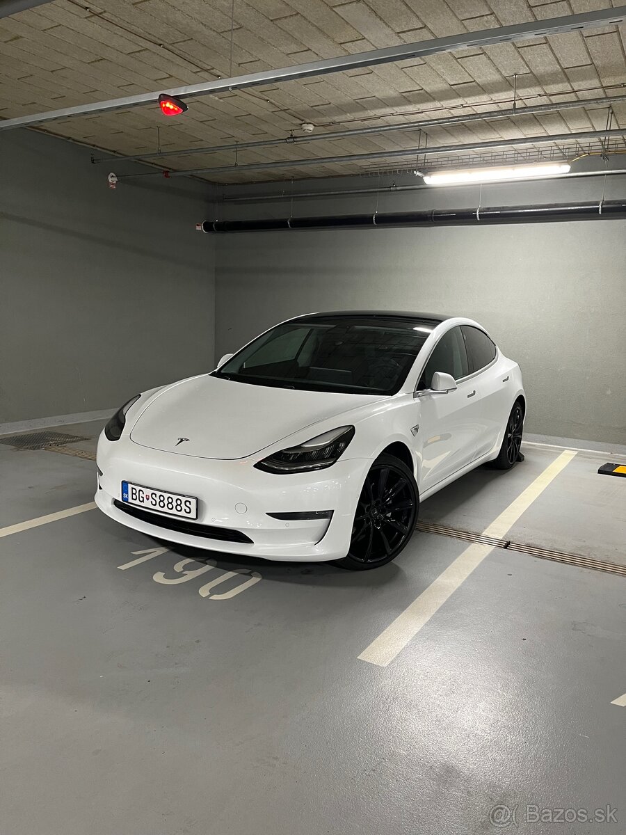 Tesla model 3 long range odpocetDPH