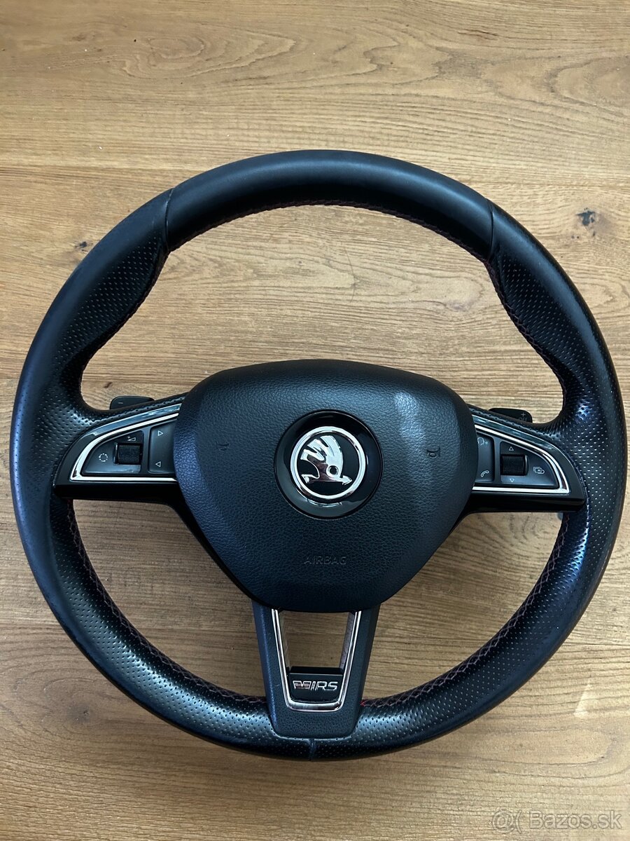 Volant Octavia 3 VRS F1 radenie (pádla) + airbag
