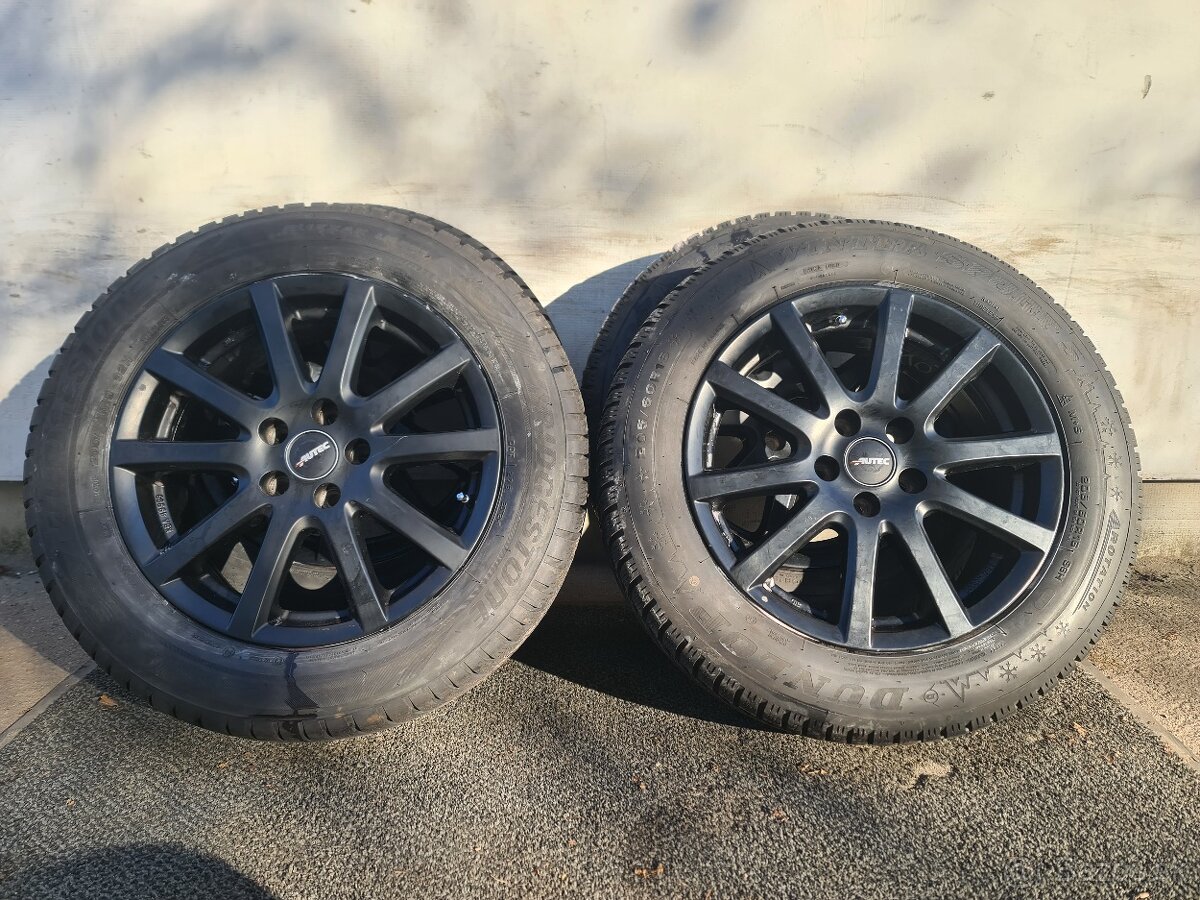 5X105 R16 + ZIMNE PNEU 205/60 R16 ZANOVNE PNEU