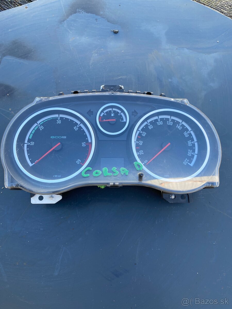 opel corsa D budiky tachometer