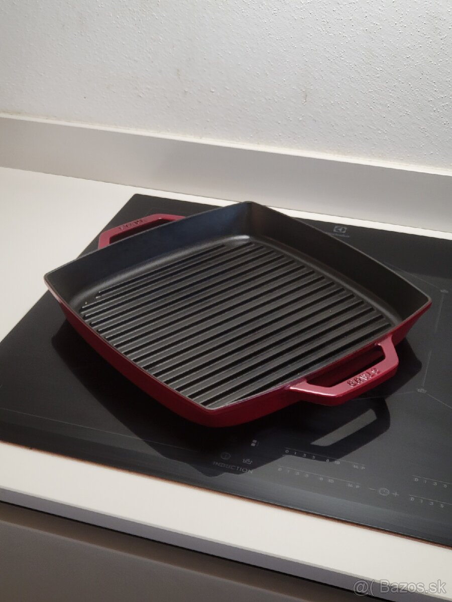 Liatinový gril panvica Staub 33 x 33cm