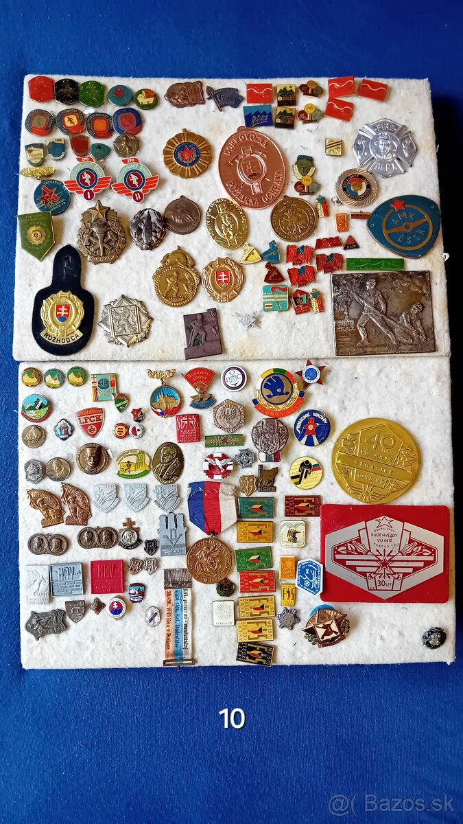Vyznamenania, odznaky, medaile 10 fotiek