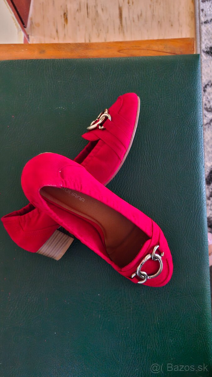 červené lodičky veľ. 41
