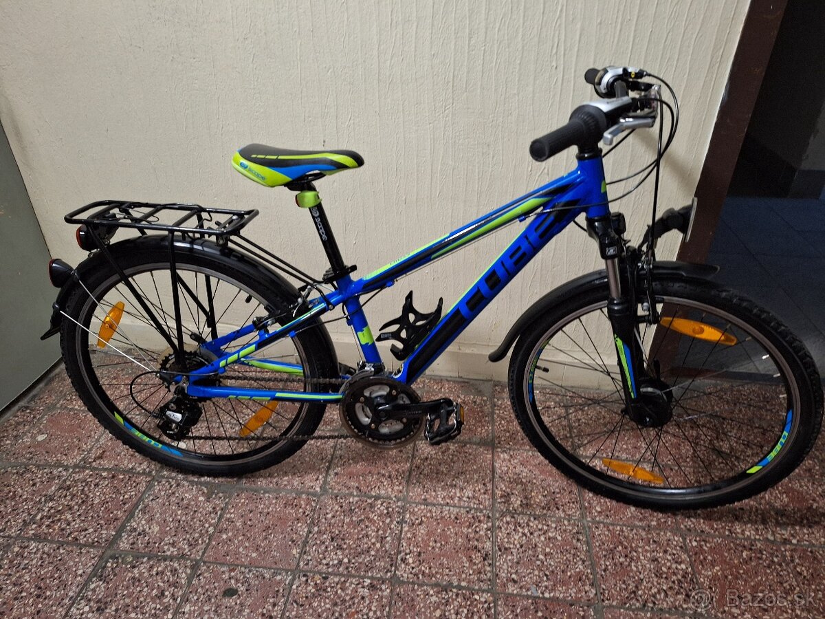 Predám detský bicykel 24kola Cube modry