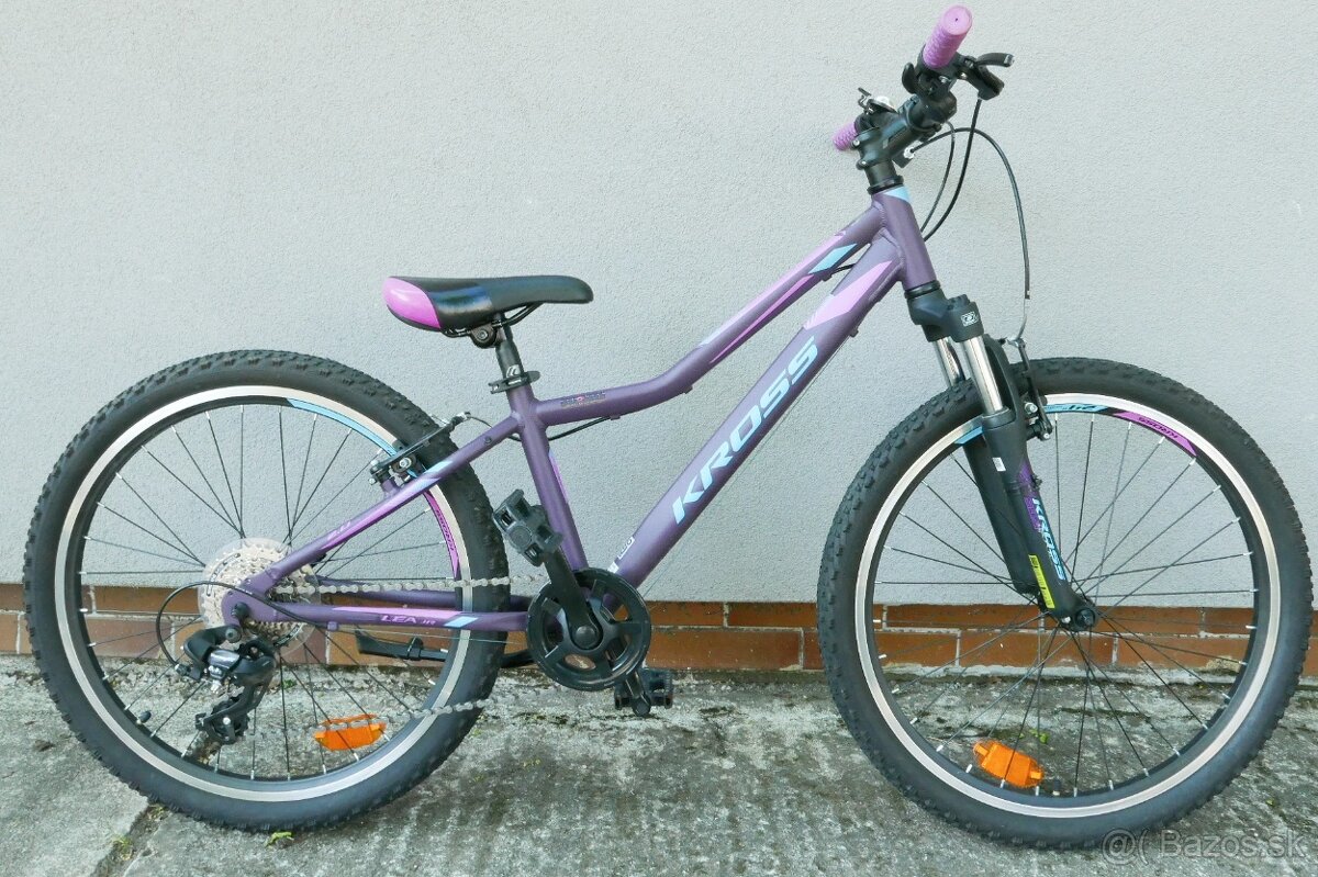 Predám detsky duralový bicykel KROSS Lea JR 2.0 24"