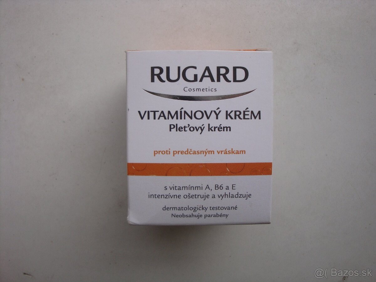 Vitamínový pleťový krém proti predčasným vráskam