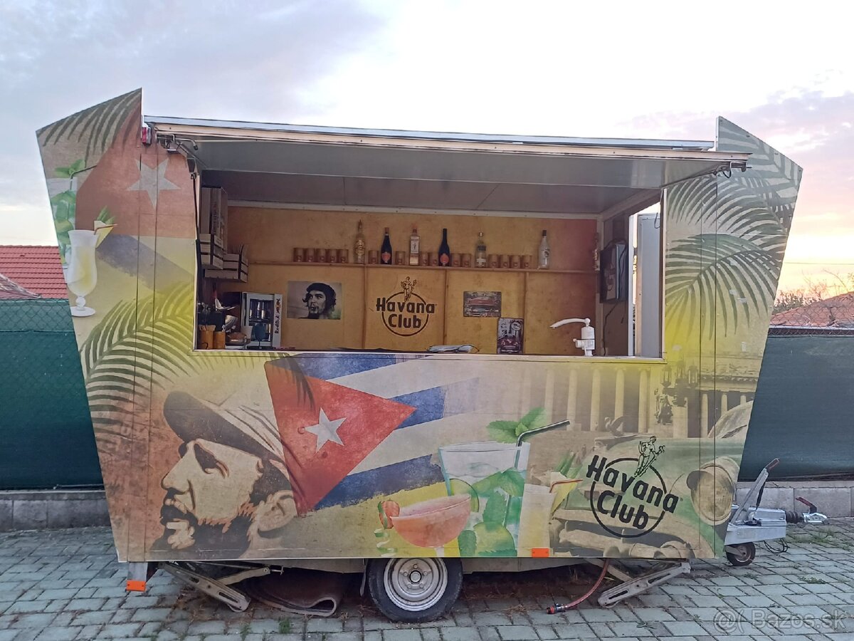 Pojazdny prives napoje, alko nealko drinky s vyrobnikom ladu