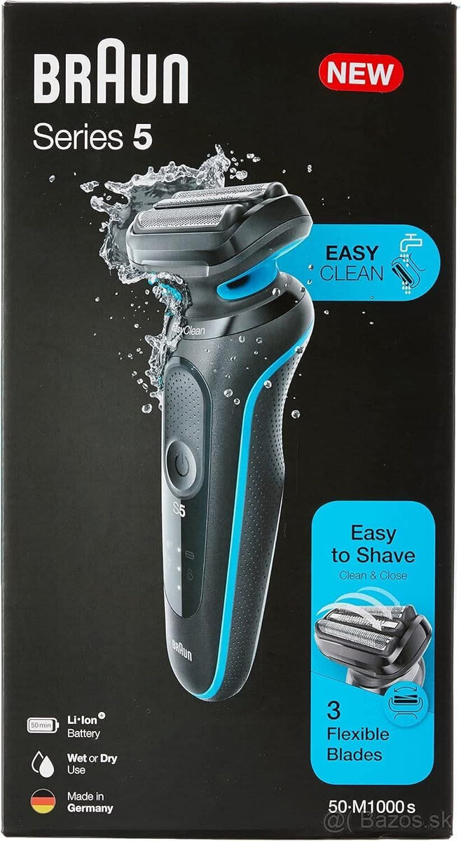 Elektrický holiaci strojček Braun Series 5