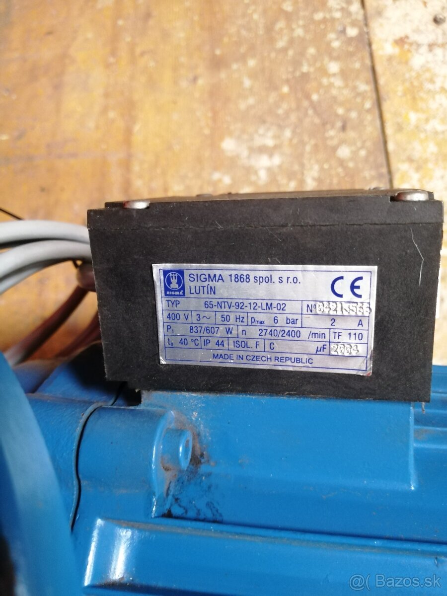 Sigma obehové čerpadlo Typ 65 NTV 92 - 12, 400 V