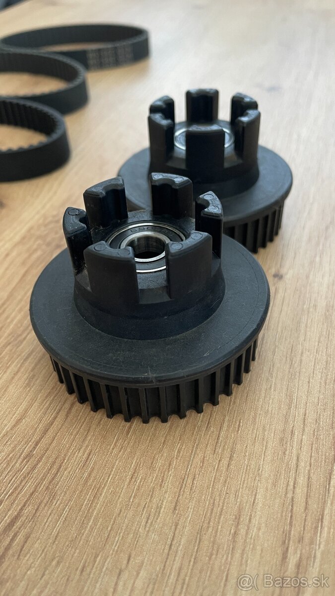 Pulleys/Belts kladky/remene na elektrický skateboard