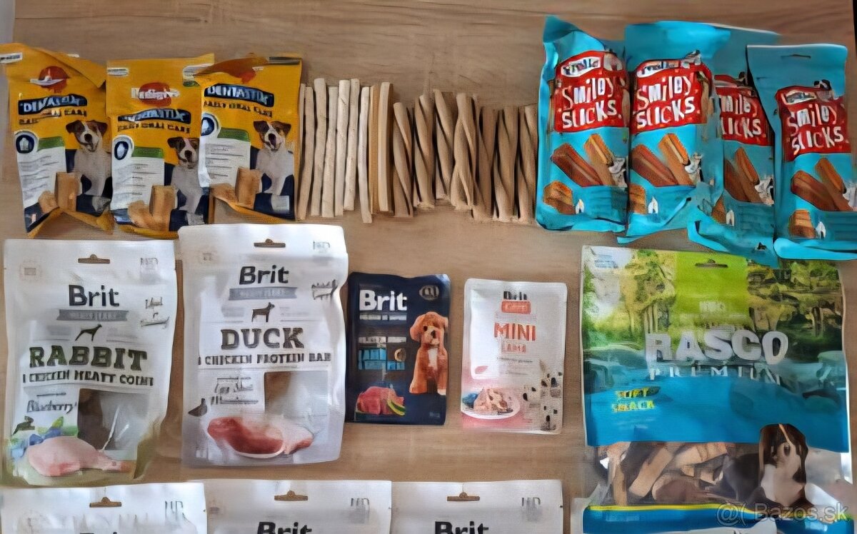 Maškrty,pamlsky,odmeny,kapsičky,vlhké krmivo BRIT pre psov