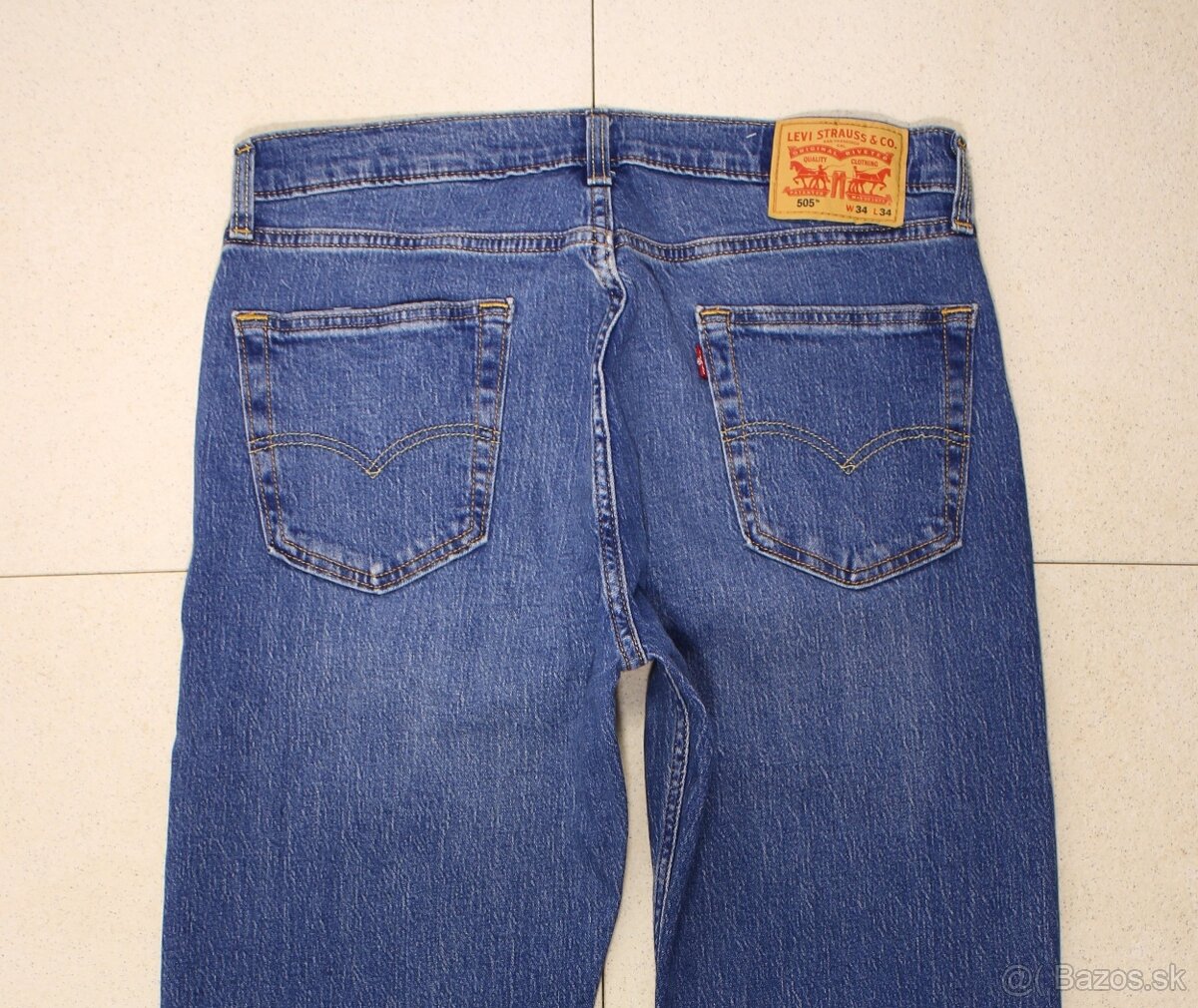 Pánské džíny Levi's 505 W34/L34=44/116cm p181